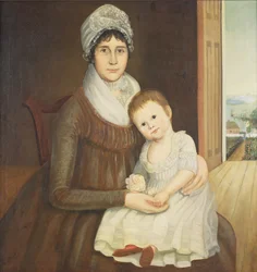 Mrs. Daniel Truman and Child, c.1798-1810